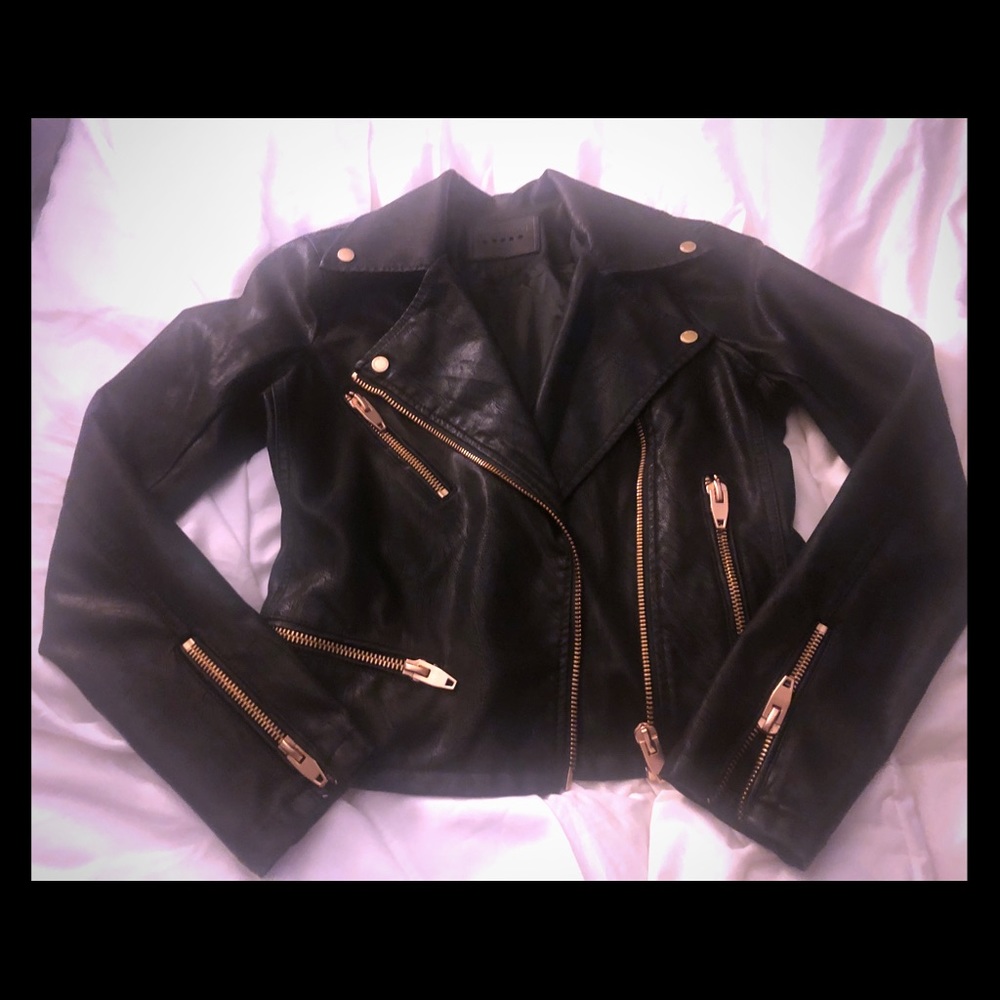Blank NYC faux leather jacket